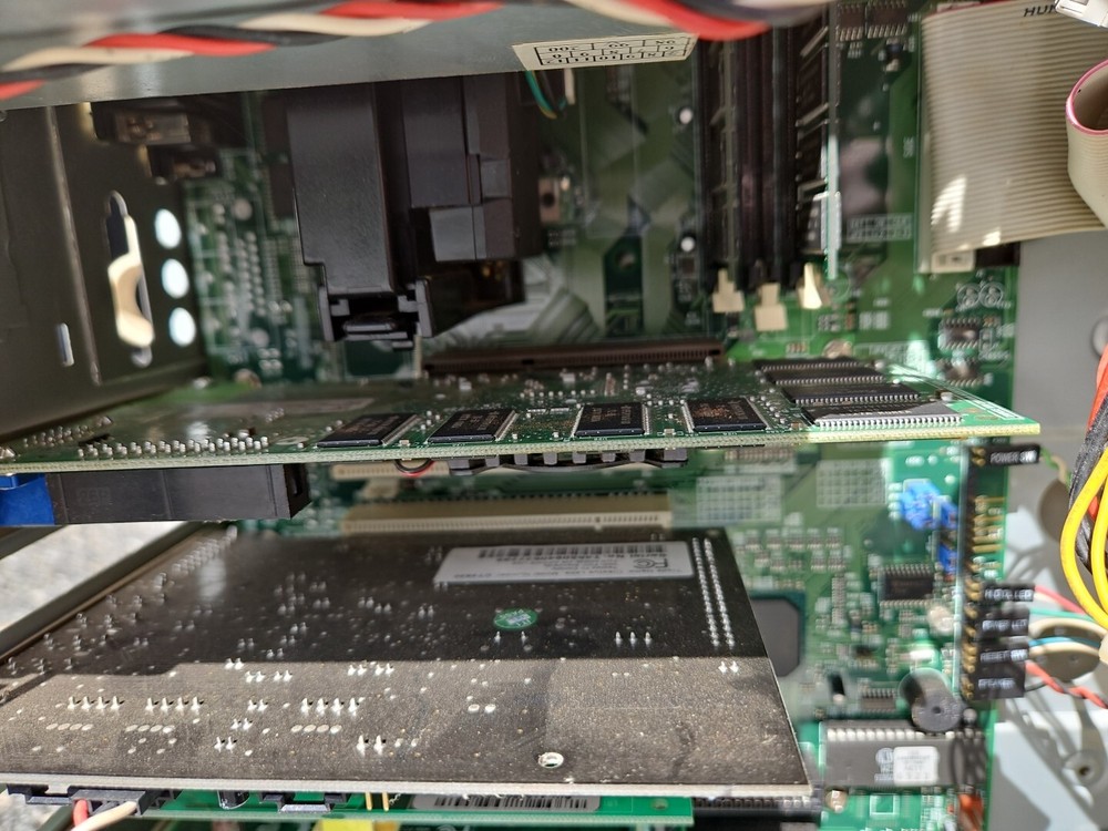 Vintage 1990s PC CPU Computer Translucent Case 89 S7