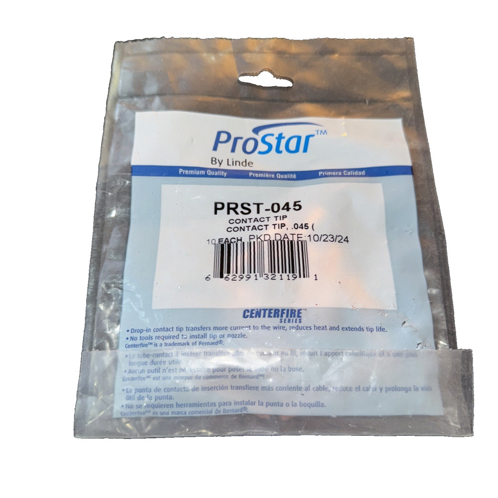 Prostar Prst-045 Praxair Welding 10 Contact Tips