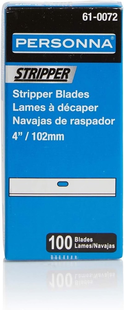 .017 X 4" Stripper Blade 100 Bl/Ct, 10 Ct/Cs