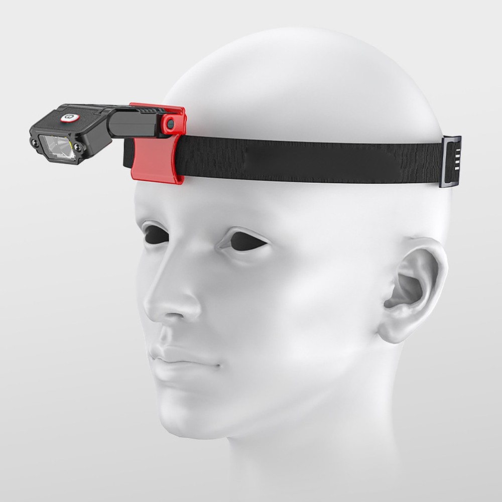 Waterproof Lightweight Type-C Rechargeable Induction LED-Headlamp With Clip