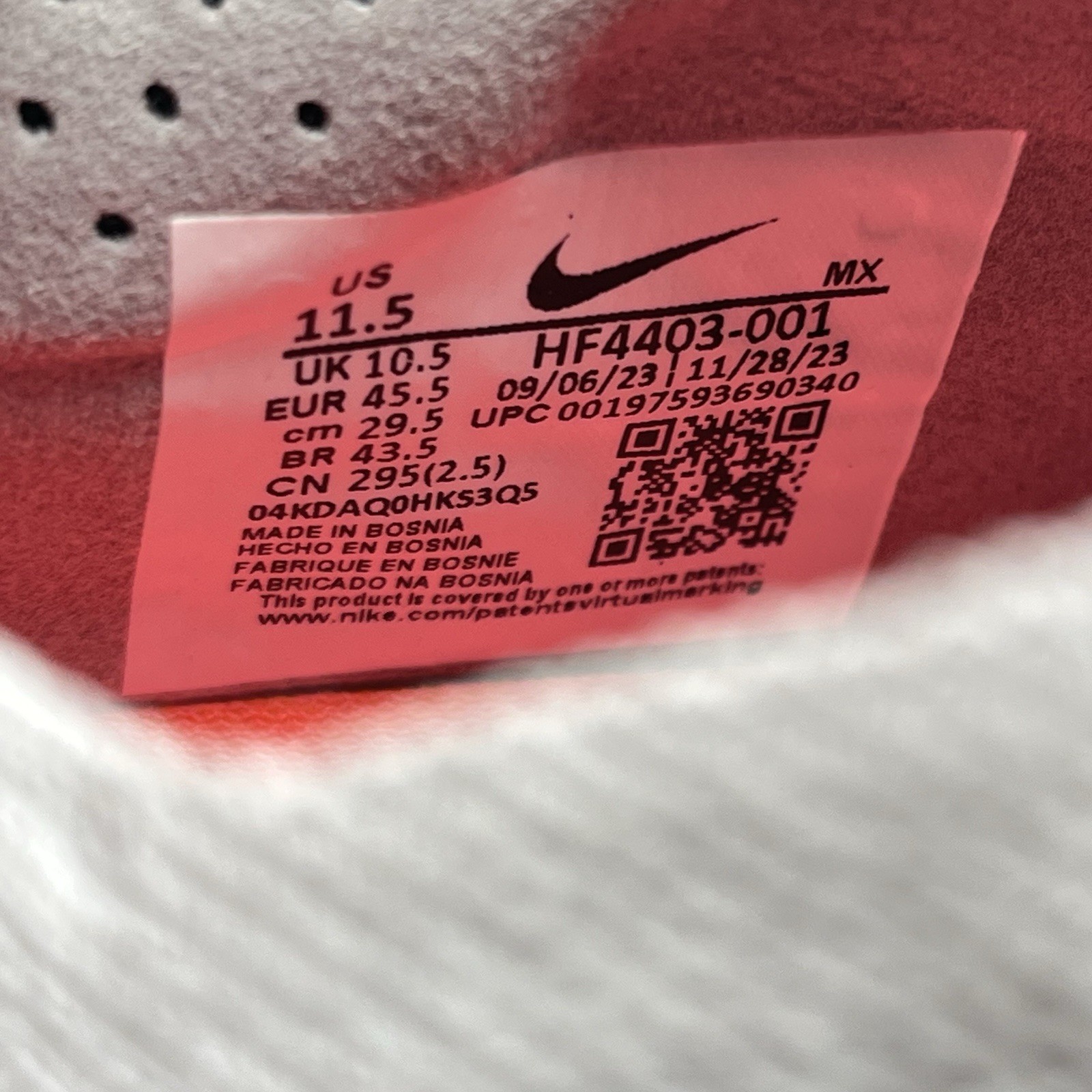 Nike Mercurial Vapor 15 Elite SG Rising Gem Pack Soccer Men's 11.5 HF4403-001