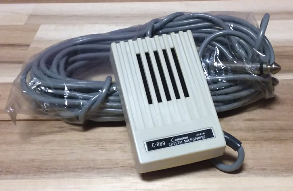 Vintage Conqueror Crystal Microphone (Harmonica?) ~ Model C-889 ~ NEW