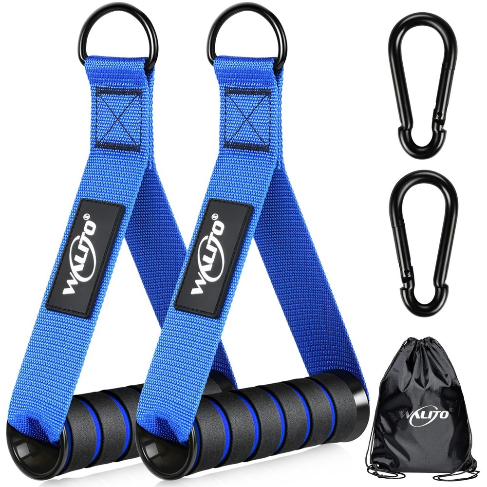 Exercise Handles Replacement Cable Machine Attachments for Home Gym Equipment