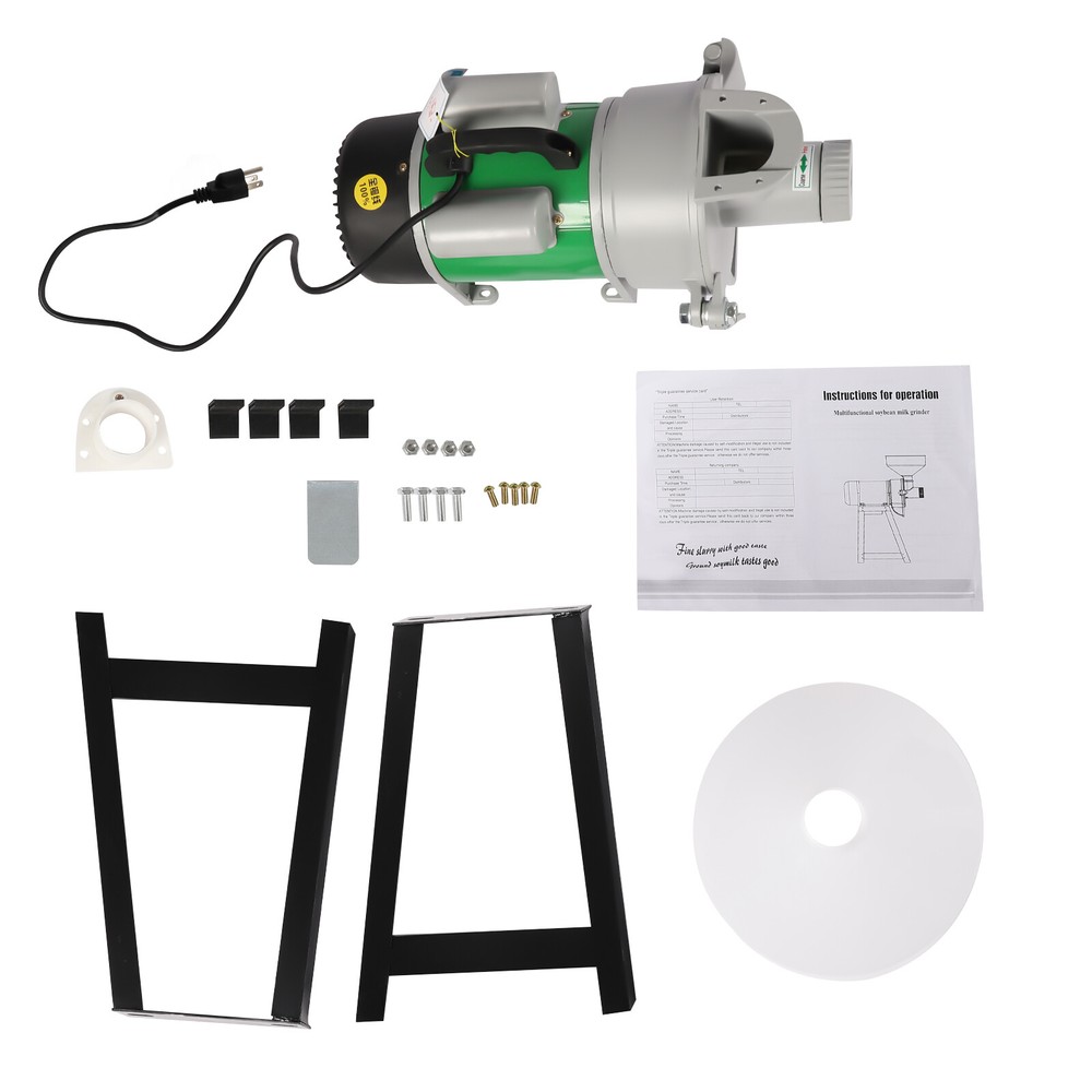 3000W Electric Mill Grain Corn Wheat Feed/Flour Cereal Grinder Machine & Funnel