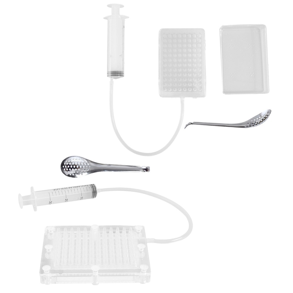 1Pc Spanish Caviar Generator Box Spherification Dropper w/Strainer Spoon Set
