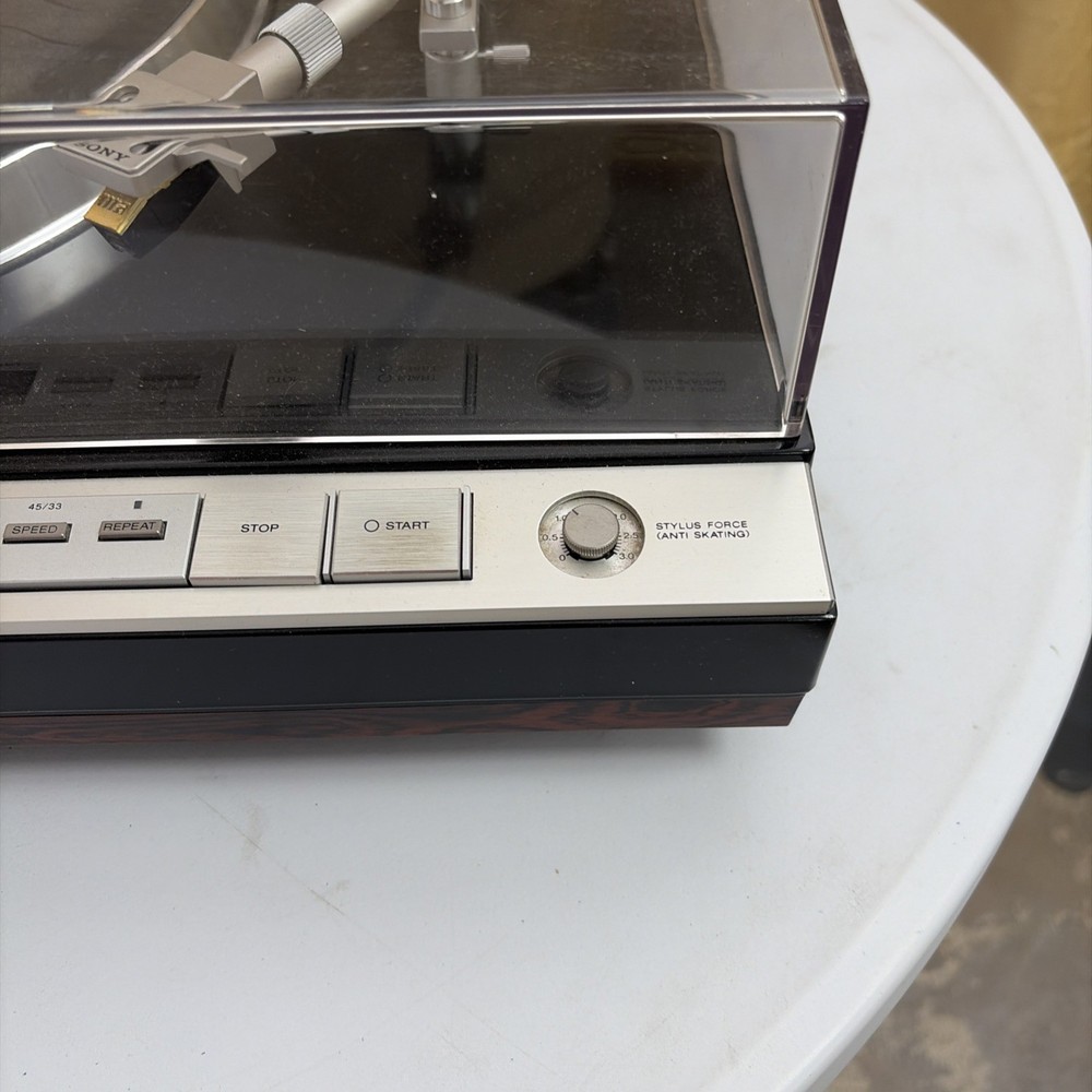 Sony PS-X75 Computer Controlled Fully Automatic Stereo Turntable Works Great