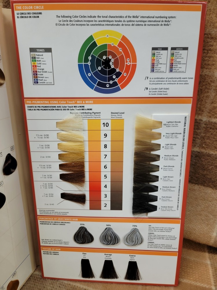 Wella Professional Color Swatch Book