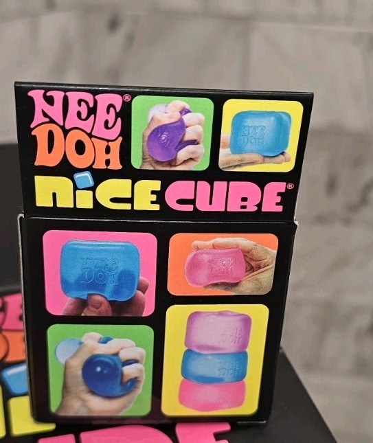 NeeDoh Nice Cube Super Solid Squish BLUE 🔵 NEW Ships Same Day