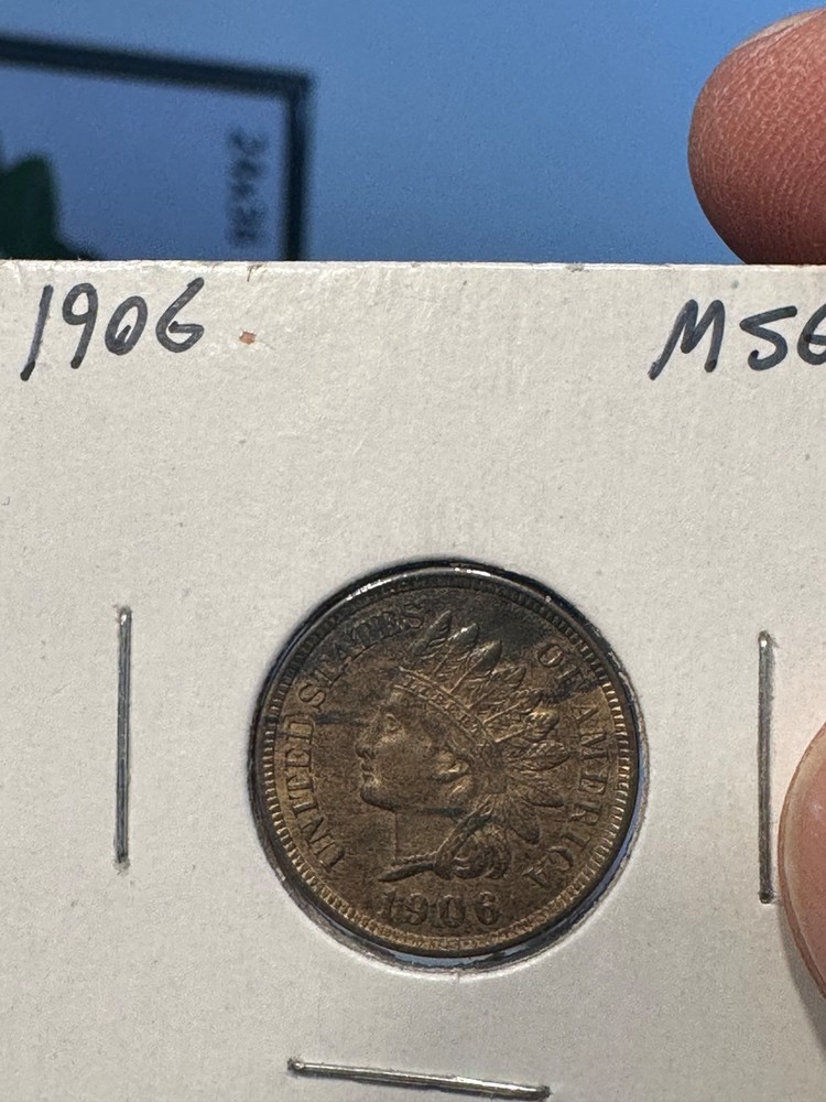 1906 indian head cent UNC. ++ RB