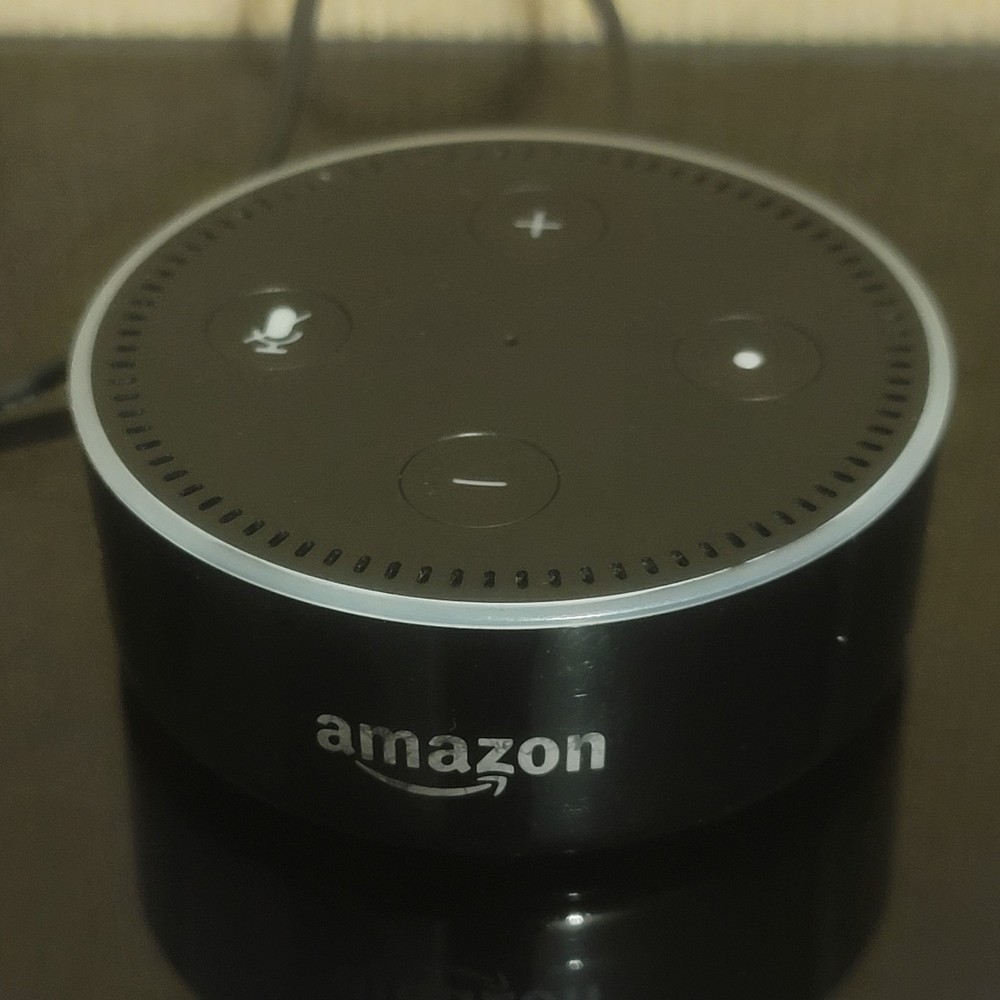 Amazon Echo Dot 2nd Generation Smart Assistant Black RS03QR HydroChemPSC Label