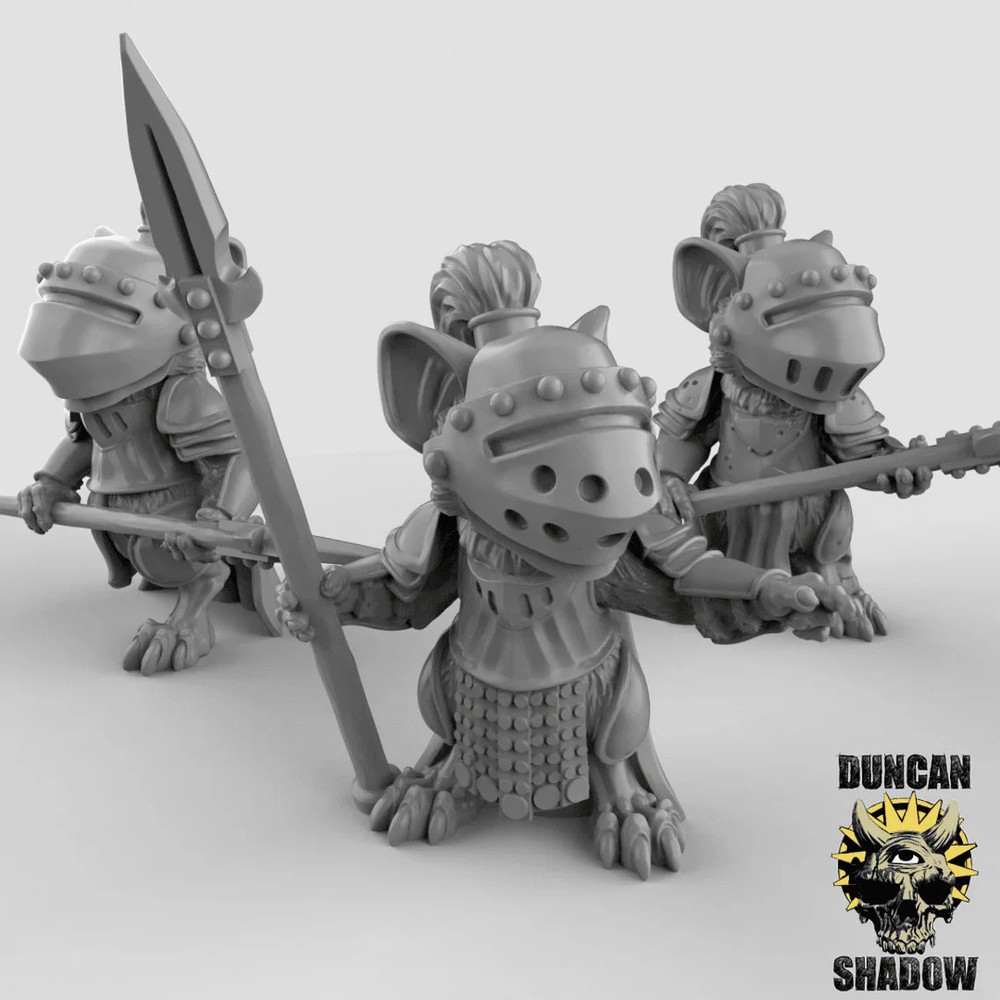 Mouse Folk Army Miniature