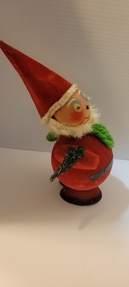 Vintage bobble head Christmas decorations Candy/present Container