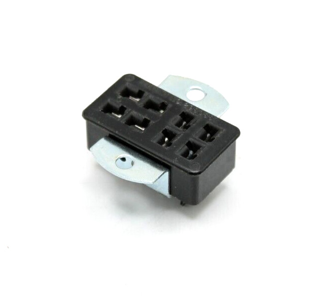 (4pcs) Cinch S308AB Jones 8-Pin Socket 38330-0508 Panel Mount Angle Bracket