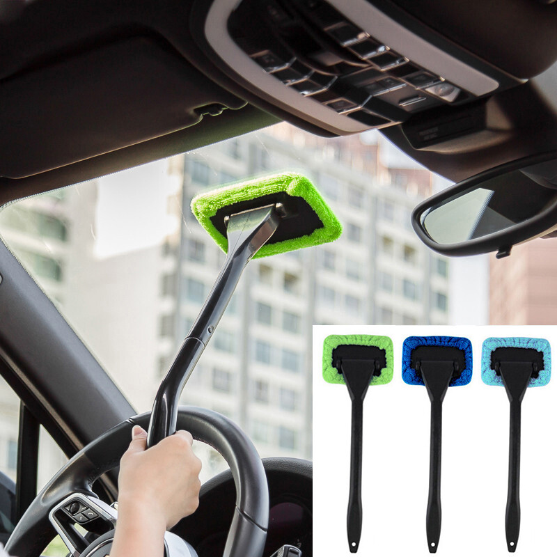 3/1pc Window Windshield Cleaning Tools Microfiber Car Wiper Cleaner Glass Brush❥