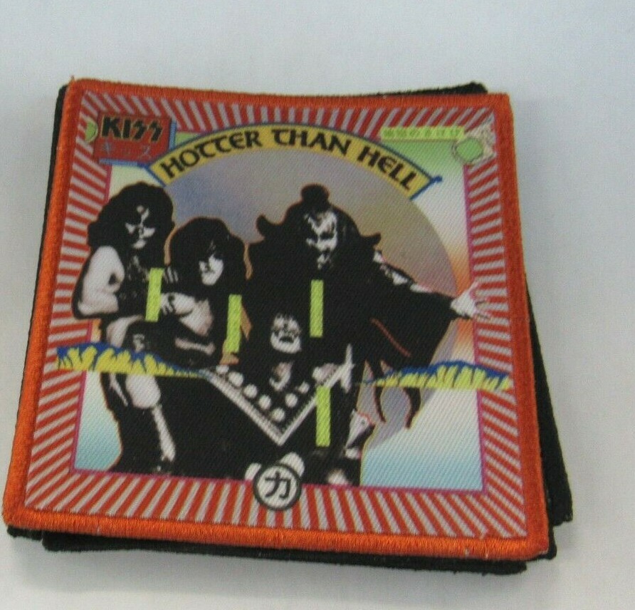 KISS PATCH NEW  RARE COLLECTABLE PRINTED ENGLISH IMPORT