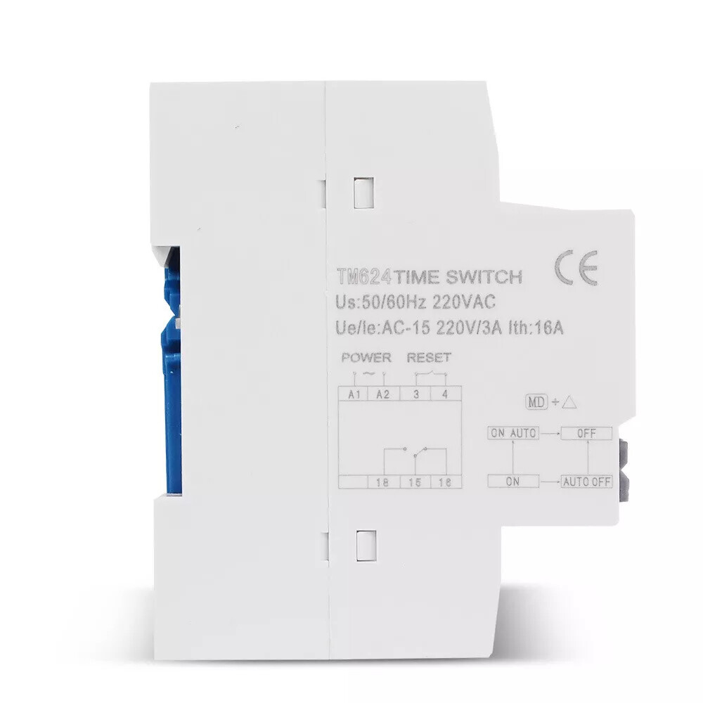 TM624 110V 16A 50Hz 40 Groups School/Factory Bell Controller Timer Clock