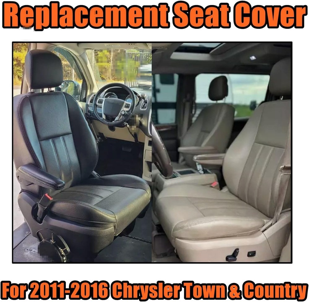 SecosAutoparts Driver or Passenger Side Bottom Replacement Perforated Leather Se