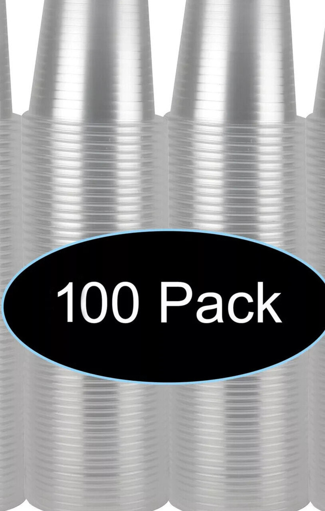 100 3 oz plastic cups