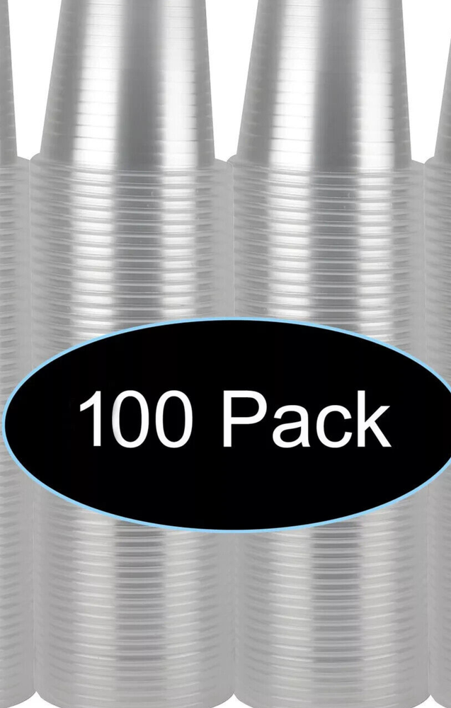 100 3 oz plastic cups