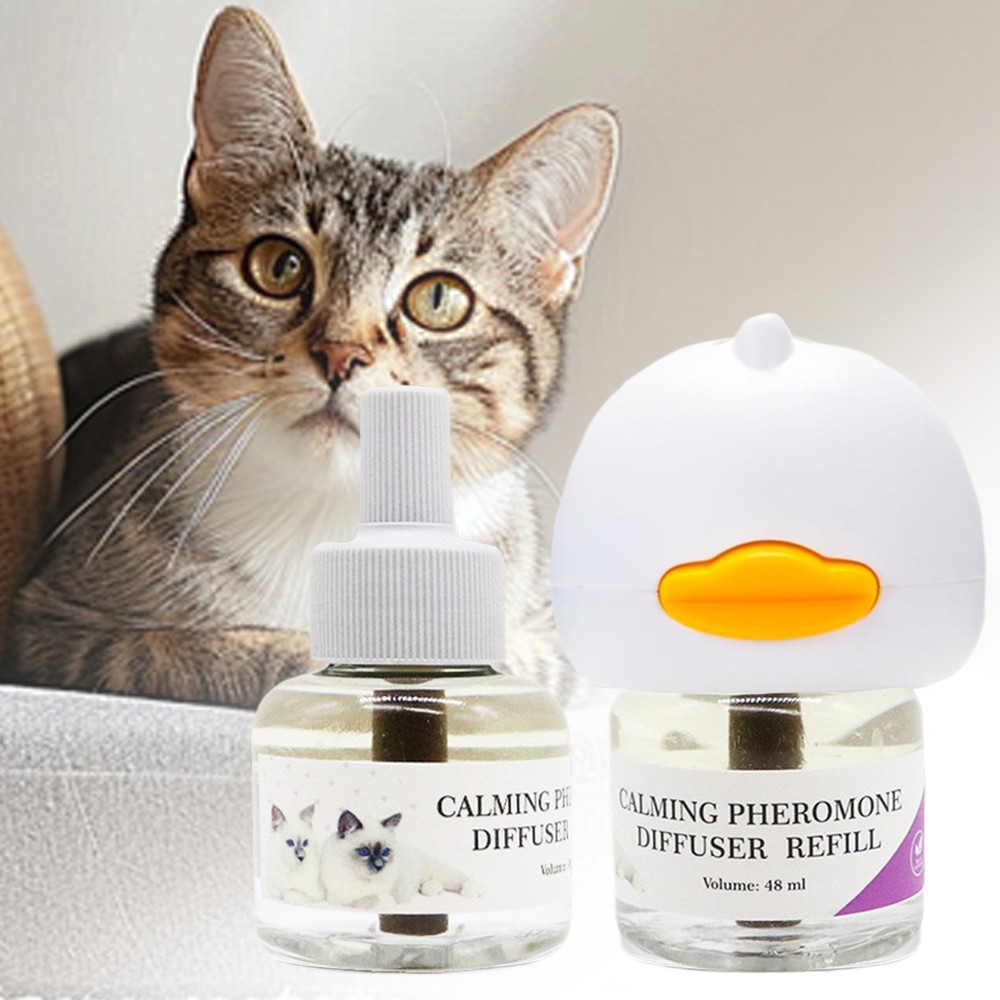 Cat Calming Diffuser Support Soothing Stress Heating Diffuser Cat Pheromones