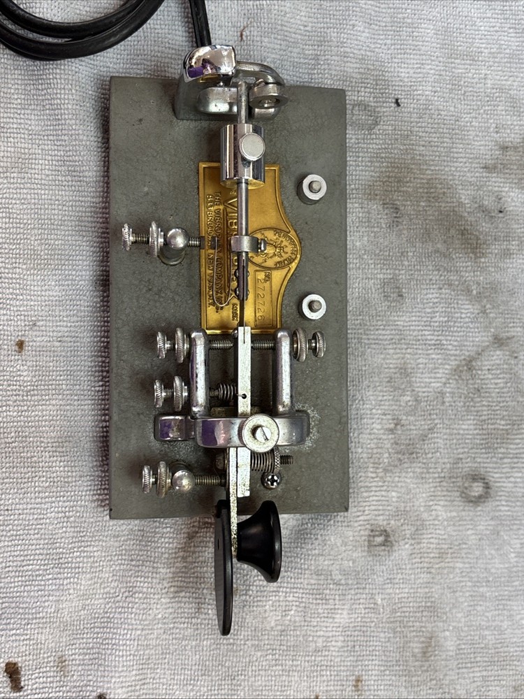 Vibroplex Key Telegraph Morse Code Ham Radio