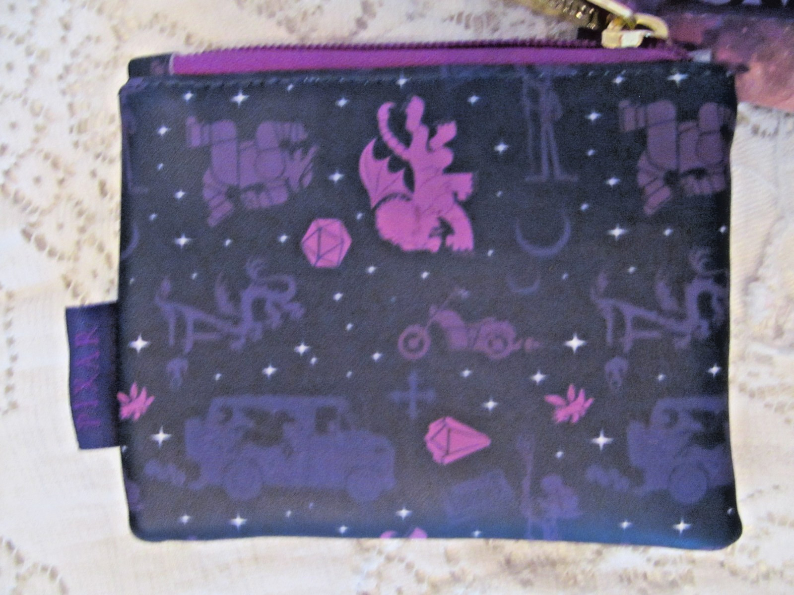 Loungefly Disney Pixar Onward AOP Zipper Coin Pouch Wallet NWT