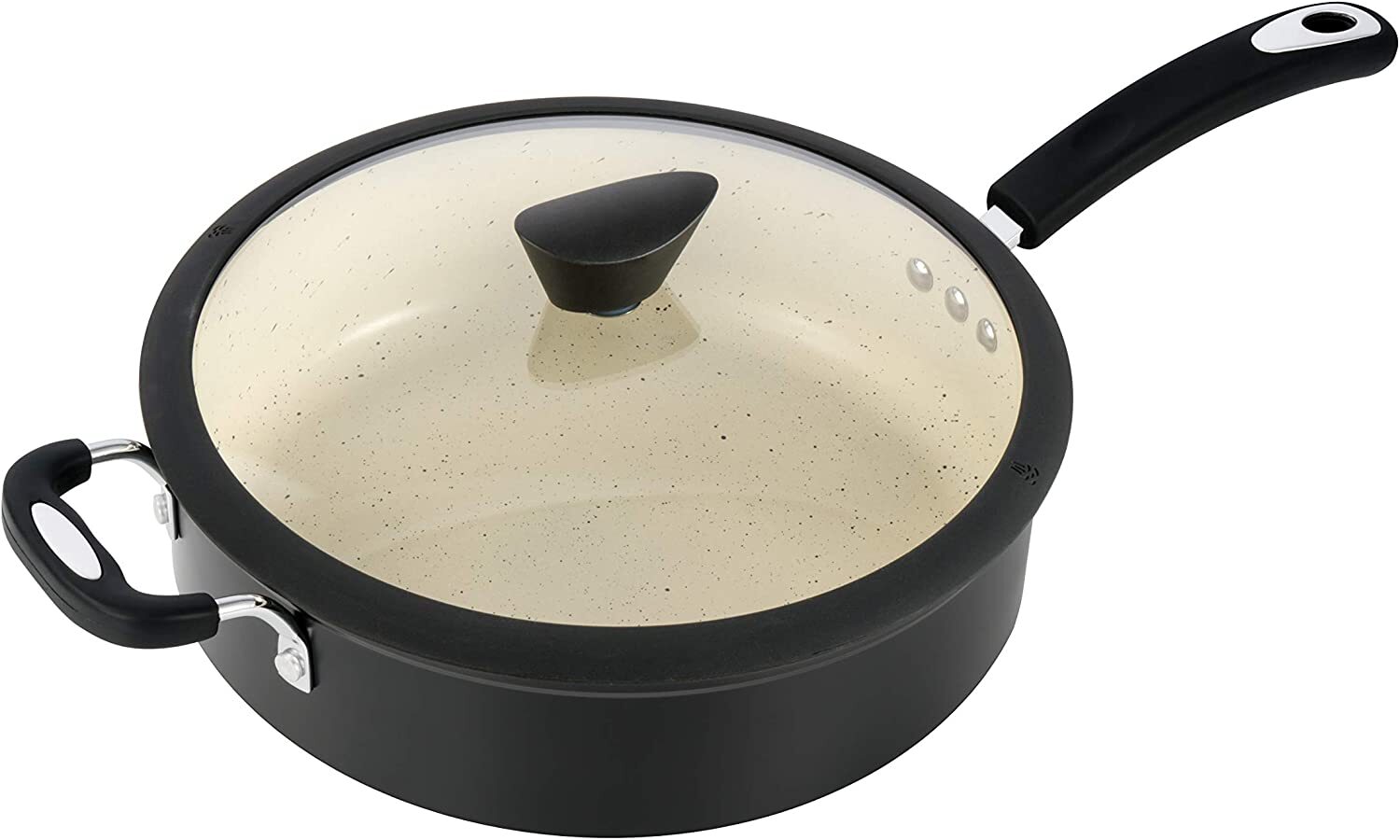 Ozeri Stone Earth All-in-One Sauce Pan, 5L (5.3 qt), [COLORS] - FREE SHIPPING