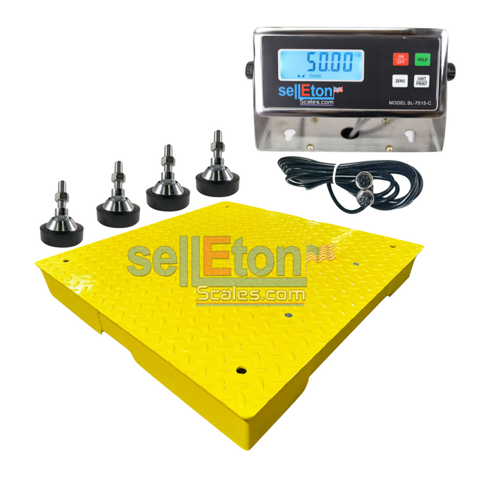 SellEton Multi-pack Floor Scales | SL-700-4040 | 40" x 40"