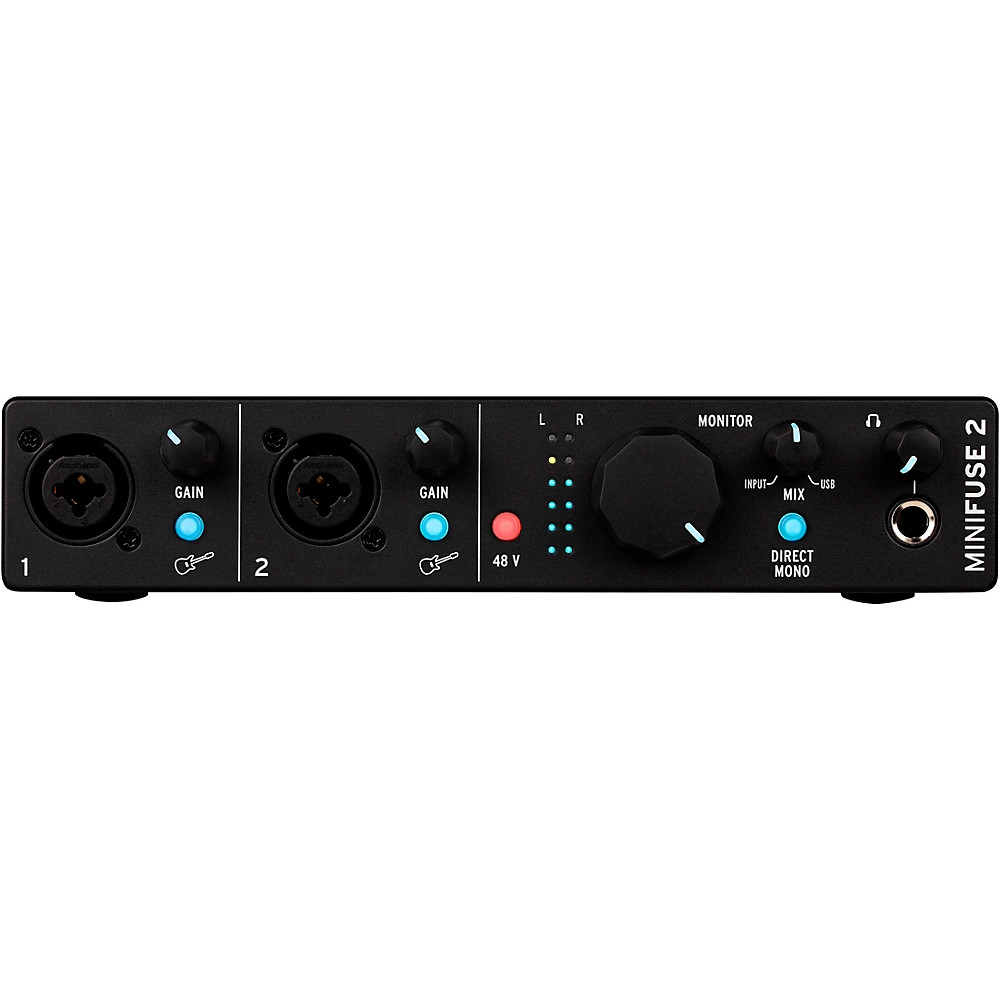 Arturia MiniFuse 2 USB Audio Interface, Black