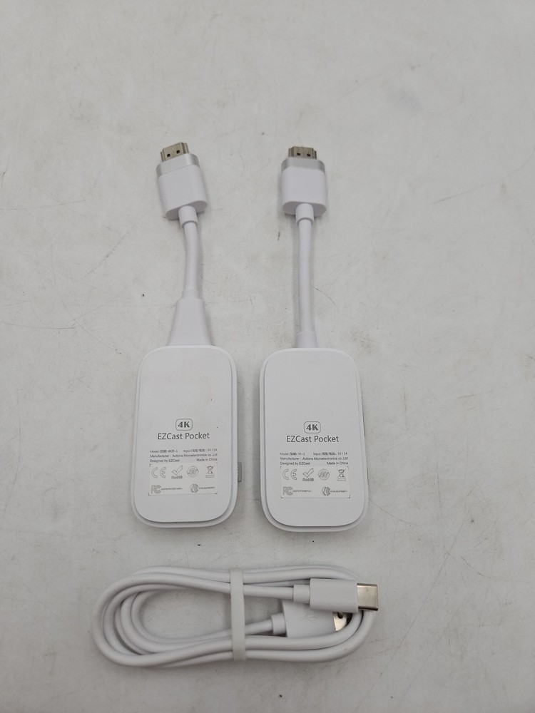 EZCast Wireless Display Transmitter and Receiver Kit Missing 1 USB C Cord