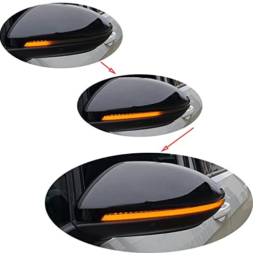 Smoked Lens Dynamic LED Turn Signal Light Sequential Side Mirror Marker