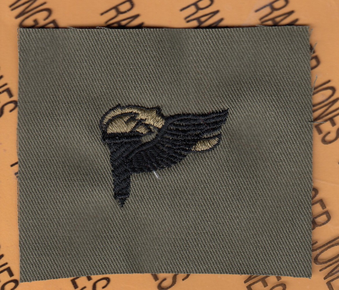 US Army Pathfinder PFDR Badge OD Green & Black BDU cloth patch