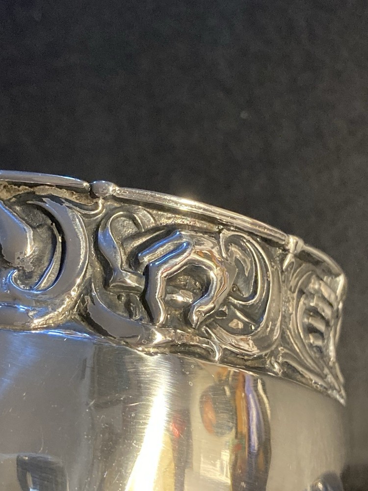1915 Gorham Sterling Cigar Cups Embossed