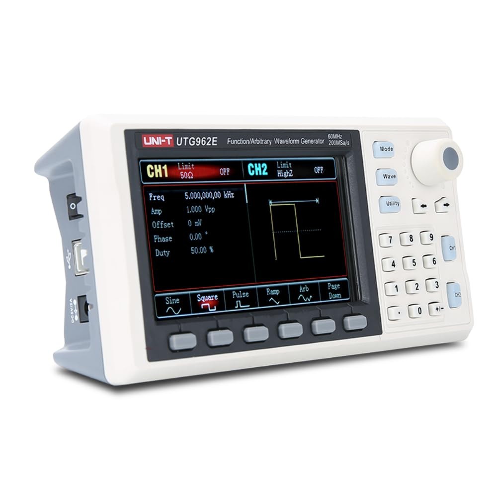 UTG962E Arbitrary Waveform Generator Function Generator Kit 60Mhz Dual-Channel