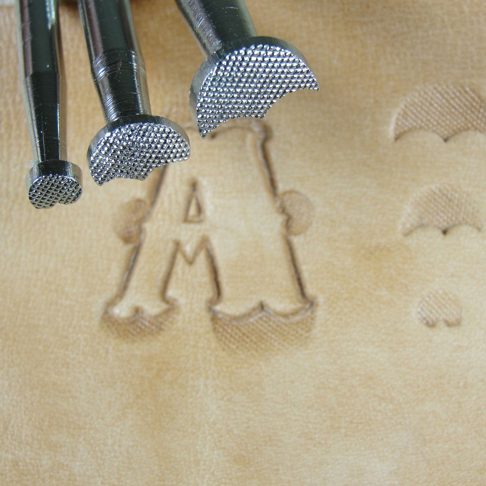 Leather Stamping Tools - 3-Piece Alphabet Beveler Stamp Set