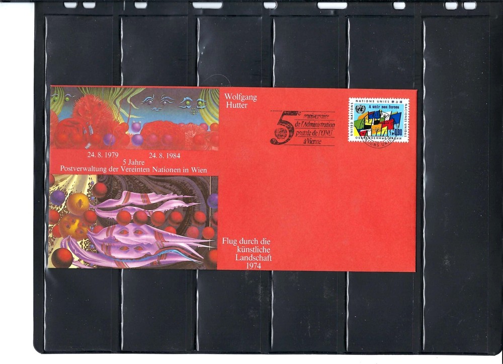 1984 Wolfgang Hutter Cover - Geneva Cancel - (741a)