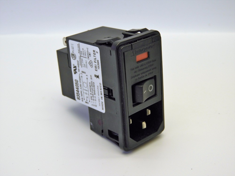 Interpower 83544050 Four Function Medical Grade Snap-In Module C14 120/250VAC