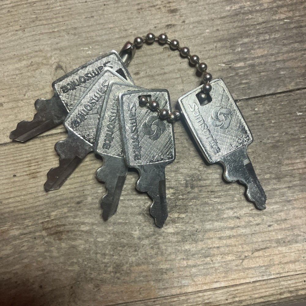 (5) Samsonite Luggage Keys Model 170S