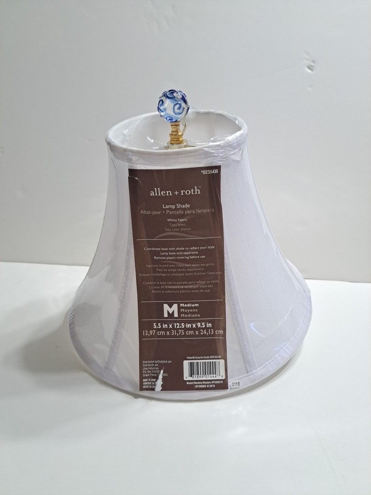 allen+roth Lamp Shade With Final, Socket, & Harp