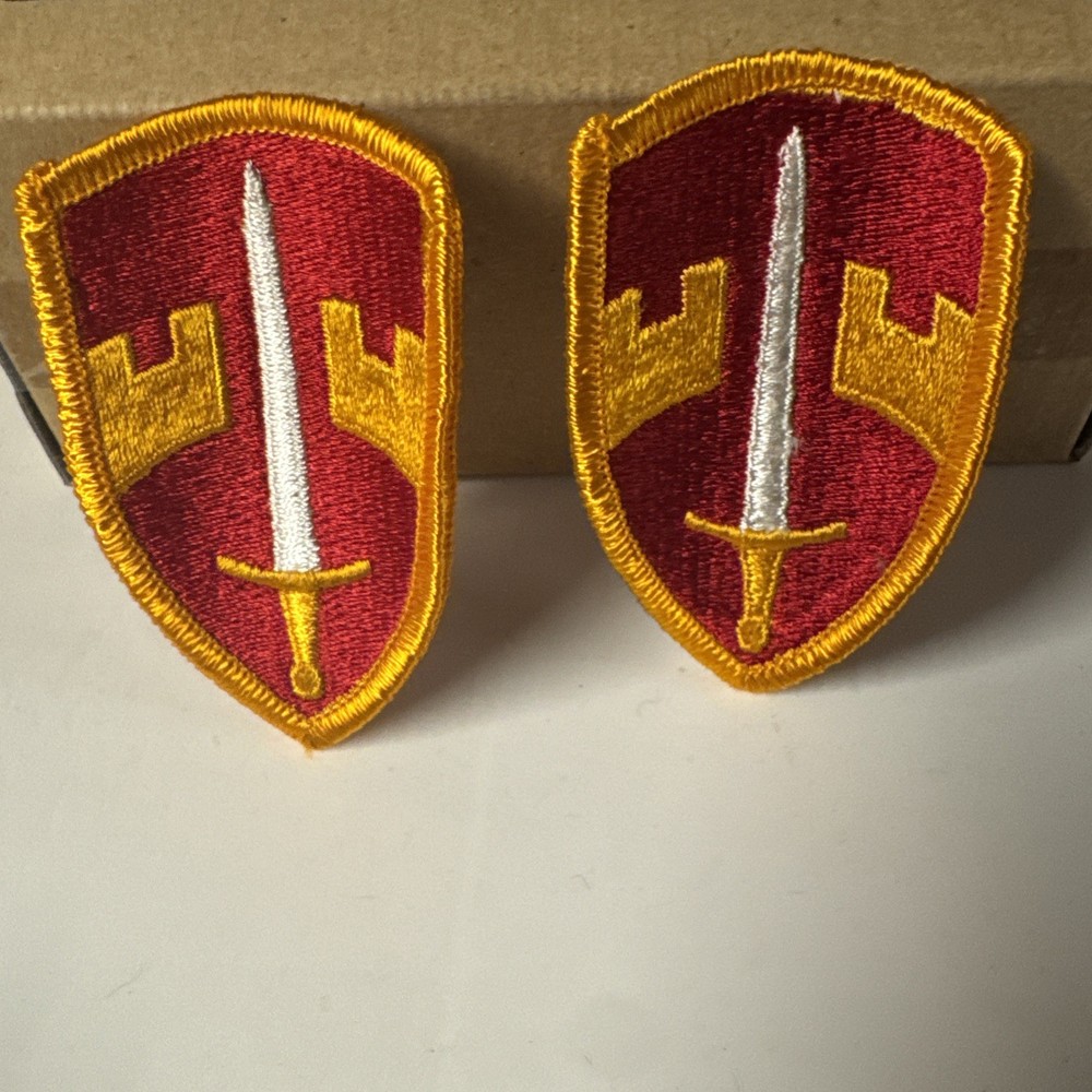 2 U.S. Military Assistance Command Vietnam MACV Shoulder Insignia Patch
