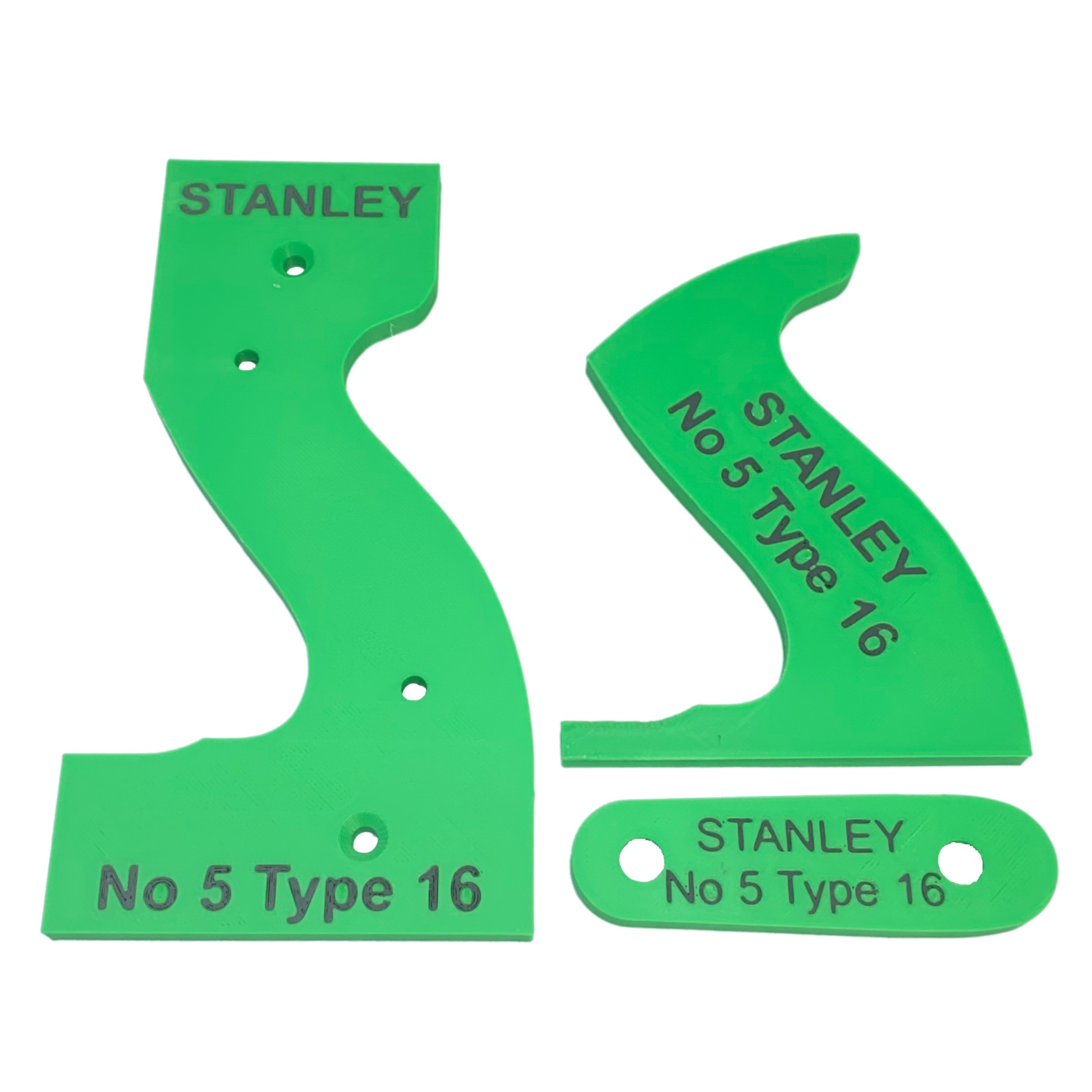 Stanley Hand Plane Tote Template 12-Piece Set for Woodworking