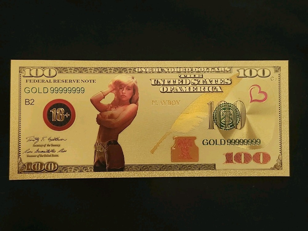 24k Gold Plated Foil Banknote Novelty Collecting