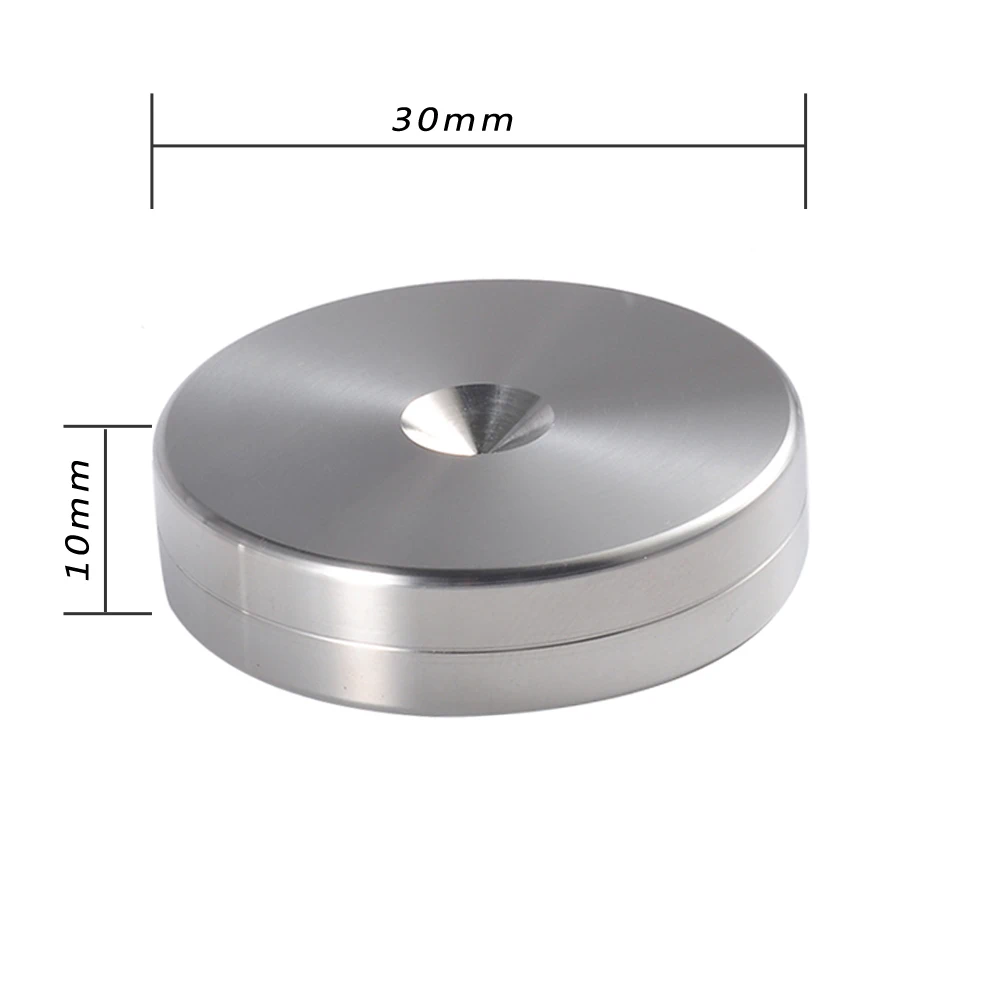 4Set Solid Steel Speaker Isolation Spikes Stand Audio Amplifier Base Feet Pads