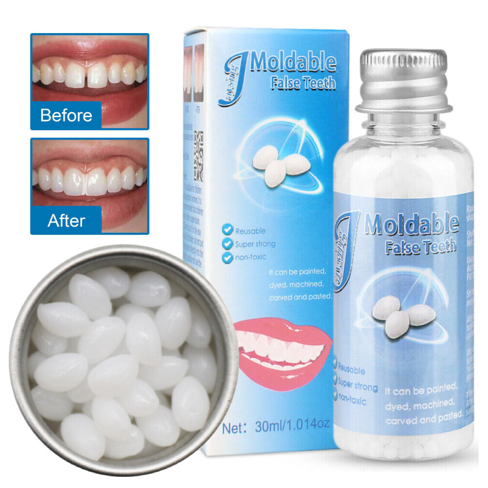 5 x Tooth Repair Granules Temporary Fitting Beads Reusable Moldable False Teeth