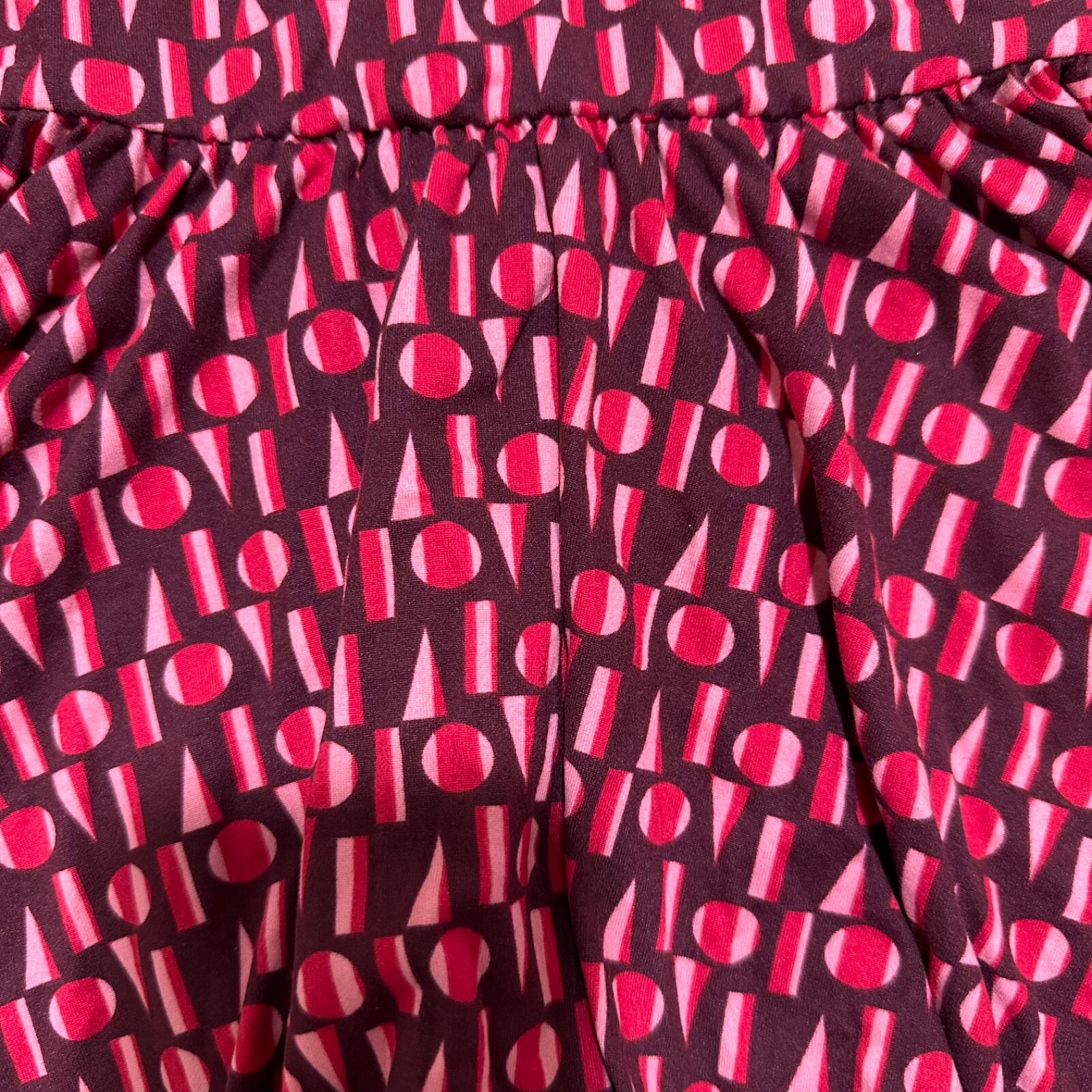 Dot Dot Smile NWT Girl’s Size 3/4 Red Geometric Print Ballerina Twirl Dress