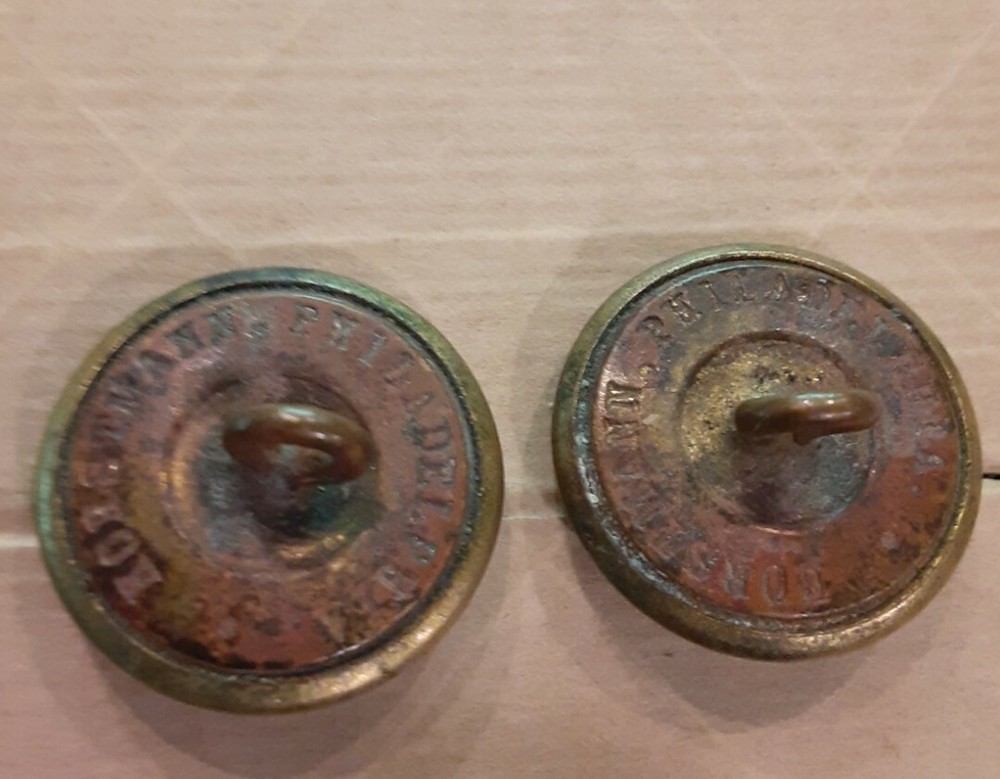 vintage uniform buttons