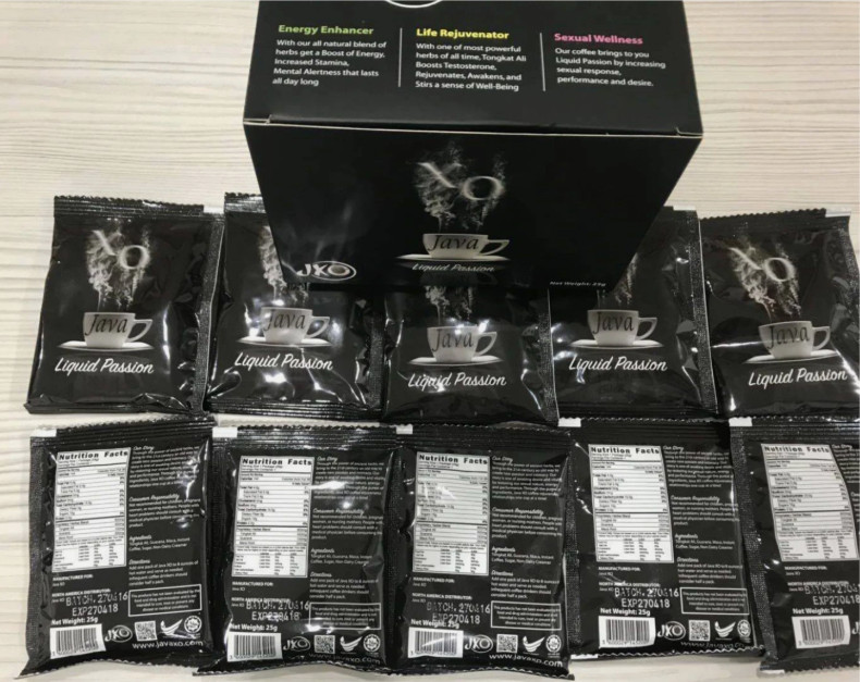 1 X AUTHENTIC Coffee JAVA XO Coffee Herb Men Boost Energy Performance 10's