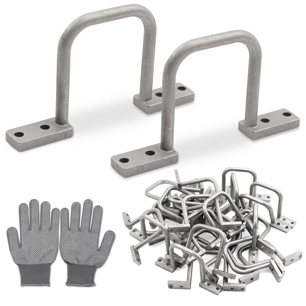 30 Pcs Cable Management D Ring - 2 Inch D Ring Aluminum Cable Distribution Ri...