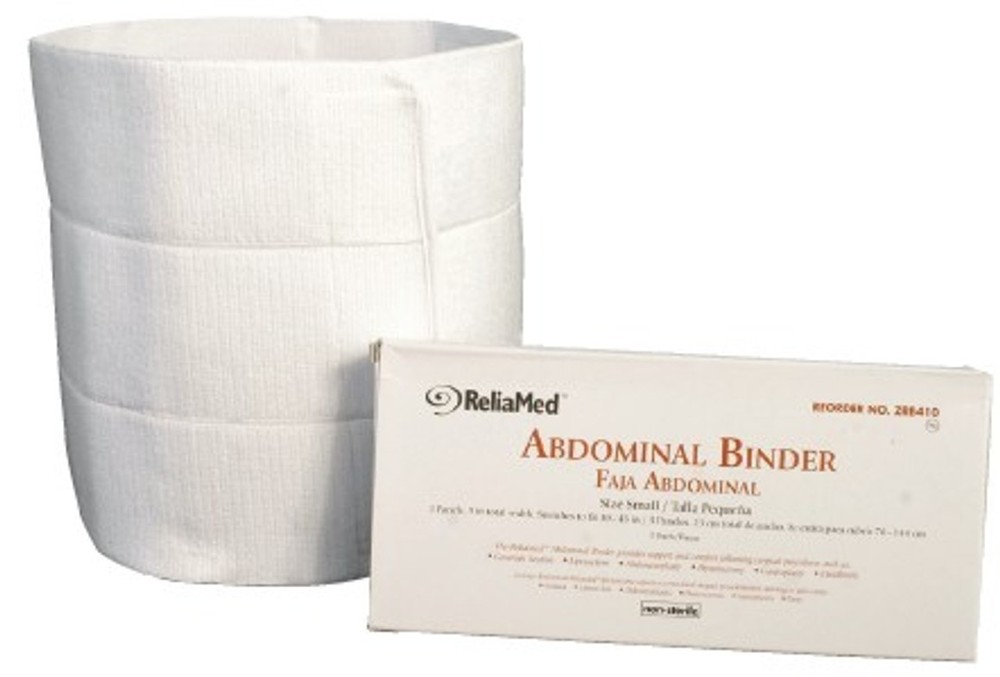 ReliaMed 4-Panel Adjustable Abdominal Binder, 12" Wide, 30" - 45"