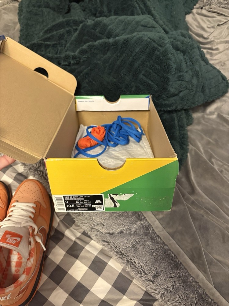 Nike SB Dunk Low Orange Lobsters Men size 9